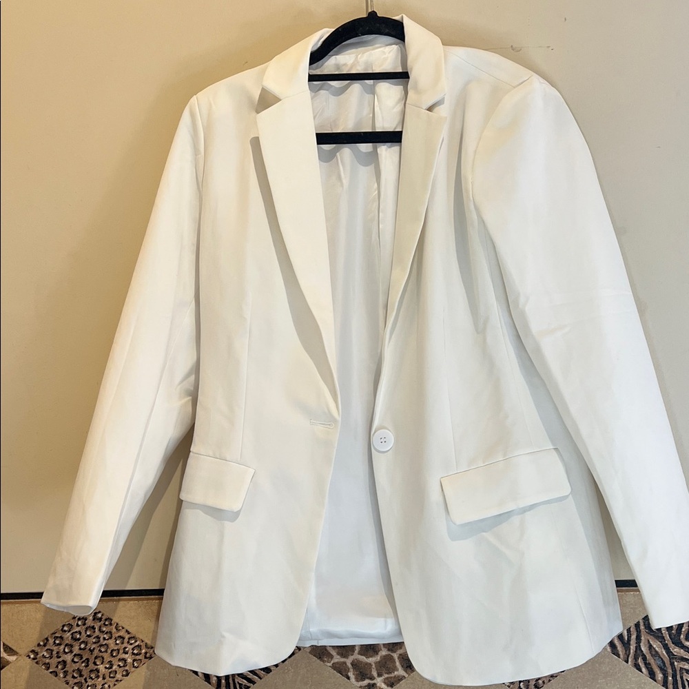 Women's White Blazer